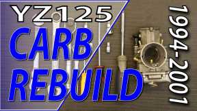 ’94 - ’01 Yamaha YZ 125 - Mikuni TMX Carburetor Service | FYDB