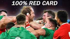 100% Red Card Moments in Rugby