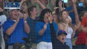 Homer in first career at-bat and family goes crazy!! Mets' Brett Baty's epic first home run!