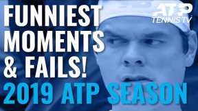 Funny ATP Tennis Moments And Fails 2019! 😂