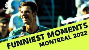Tennis Ball Chaos & The Shortest Walk-On Ever! | Montreal 2022 Funny Moments & Fails