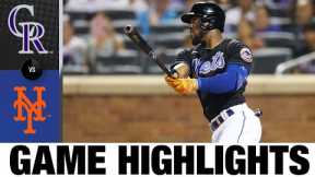 Rockies vs. Mets Game Highlights (8/26/22) | MLB Highlights