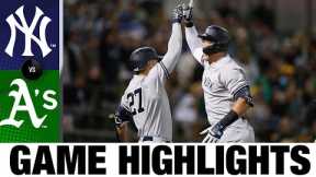 Yankees vs. A's Game Highlights (8/26/22) | MLB Highlights