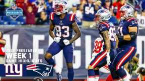 New York Giants vs. New England Patriots | NFL 2022 Preseason Week 1