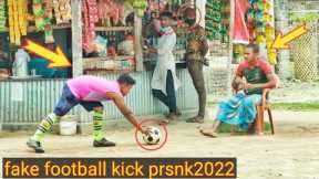 new viral Fake Football Kick Prank 2022 Football Scary Prank-Gone WRONG REACTION | By Razu prank tv