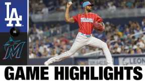 Dodgers vs. Marlins Game Highlights (8/27/22) | MLB Highlights