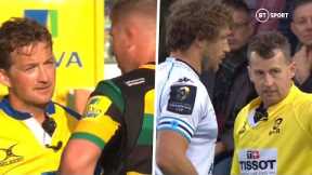 Rugby referees don't take any grief from players!
