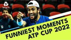 From Friendly Fire To Holding Your Cap During A Point! | ATP Cup 2022 Funniest Moments & Fails
