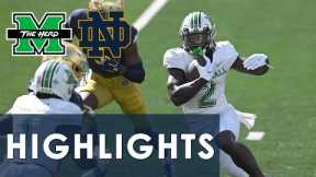 Marshall vs. Notre Dame | EXTENDED HIGHLIGHTS | 9/10/2022 | NBC Sports