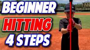 Coaching Beginner Baseball | Basic Hitting 4 Easy Steps (Pro Speed Baseball)