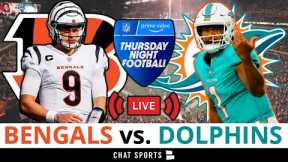 Dolphins vs. Bengals Live Streaming Scoreboard, Play-By-Play, Highlights & Stats | Tua Injury