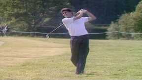 Bizarre golf shot --Jose Maria Olazabal