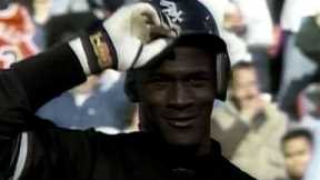Michael Jordan plays right field for the White Sox
