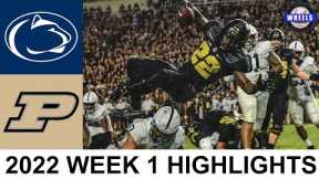 Penn State vs Purdue Highlights | College Football Week 1 | 2022 College Football Highlights