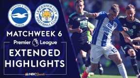 Brighton v. Leicester City | PREMIER LEAGUE HIGHLIGHTS | 9/4/2022 | NBC Sports