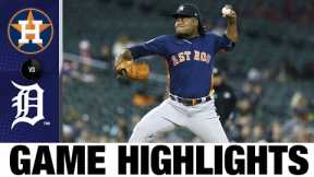 Astros vs. Tigers Game Highlights (9/12/22) | MLB Highlights