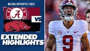 No. 2 Alabama vs No. 20 Arkansas: Extended Highlights | CBS Sports HQ