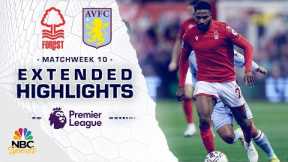 Nottingham Forest v. Aston Villa | PREMIER LEAGUE HIGHLIGHTS | 10/10/2022 | NBC Sports