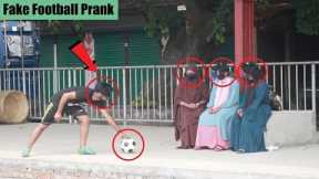 Fake Football Kick gril Prank - Funny Reactions @star buzz prank