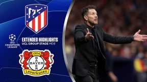 Atlético Madrid vs. Bayer Leverkusen: Extended Highlights | UCL Group Stage MD 5 | CBS Sports Golazo