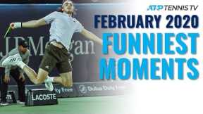 Funny ATP Tennis Moments and Fails: February 2020 😂