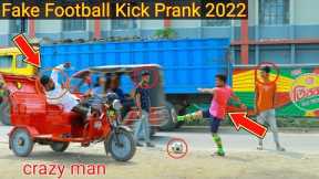 new viral Fake Football Kick Prank !! Football Scary Prank - Gone Wrong Reaction | By Razu prank tv