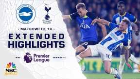Brighton v. Tottenham Hotspur | PREMIER LEAGUE HIGHLIGHTS | 10/8/2022 | NBC Sports