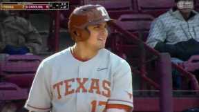 Texas baseball's Ivan Melendez hits 2nd home run of game vs. South Carolina, 3/12/22