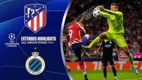 Atlético Madrid vs. Club Brugge: Extended Highlights | UCL Group Stage MD 4 | CBS Sports Golazo