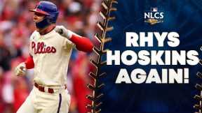 RHYS HOSKINS HAS DONE IT AGAIN!!! He LAUNCHES a 2-run home run to give Phillies early lead!