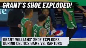 Grant Williams' shoe exploded! | Celtics vs. Raptors preseason highlights | NBC Sports Boston