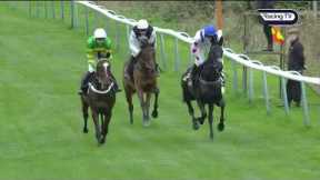 So stylish! Jonbon makes a winning start over fences at Warwick - including Nicky Henderson reaction