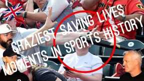 Craziest “Saving Lives” Moments in Sports History REACTION!! | OFFICE BLOKES REACT!!