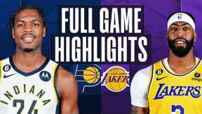 Los Angeles Lakers vs Indiana Pacers Full Game Highlights | Nov 28 | NBA Season 2022-23