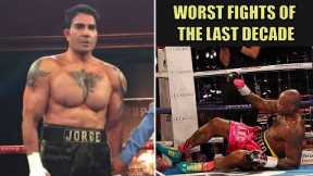 Boxing's Top 10 Worst Fights Of The Last Decade
