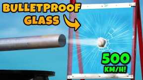 500kmh Baseball Vs. Bulletproof Glass