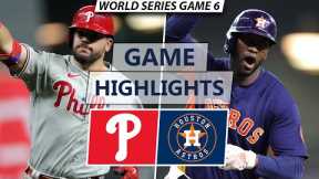 Philadelphia Phillies vs. Houston Astros Highlights | World Series Game 6
