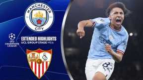 Man. City vs. Sevilla: Extended Highlights | UCL Group Stage MD 6 | CBS Sports Golazo