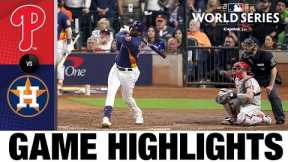 Phillies vs. Astros World Series Game 6 Highlights (11/5/22) | MLB Highlights