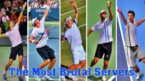 The Most Brutal Servers 🔥 Top 10 | ATP Tennis.