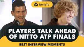 Singles Players Speak Ahead of Nitto ATP Finals 2022 🗣