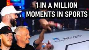 1 IN A MILLION MOMENTS IN SPORTS REACTION | OFFICE BLOKES REACT!!