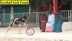 Fake Football Kick Prank !! part 3!! Football Scary Prank - Gone Wrong Reaction in public
