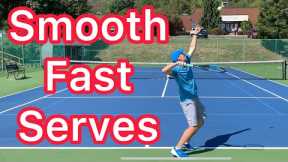 How To Hit Smooth And Fast Serves (Pro Tennis Technique)