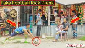 Fake Football Kick Prank 2022 Football Scary Prank - Gone Wrong Reaction | Razu prank tv