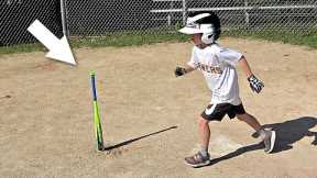 Kid Flips a Baseball Bat, and it LANDS!