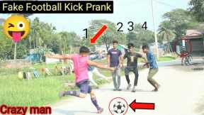Fake Football Kick Prank 2022 Football Scary Prank - Gone Wrong Reaction | By // Razu prank tv