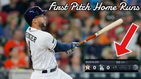 MLB | First Pitch Of The Game Home Runs