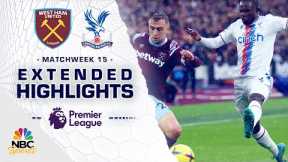 West Ham United v. Crystal Palace | PREMIER LEAGUE HIGHLIGHTS | 11/6/2022 | NBC Sports