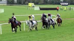 Gorgeous grey Ramillies strikes on his chasing bow for Willie Mullins at Thurles - Racing T V